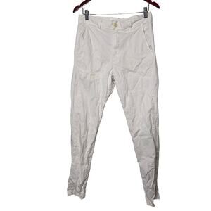 Road to Nowhere cream oatmeal tapered leg chino pants sz 31